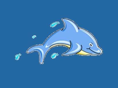  school logo dolphin